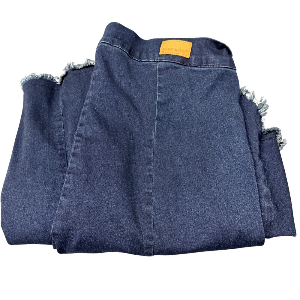 Judy Blue Jeans Womens 14‎ W Super Flare Fit Blue Denim Stretch 34" Inseam